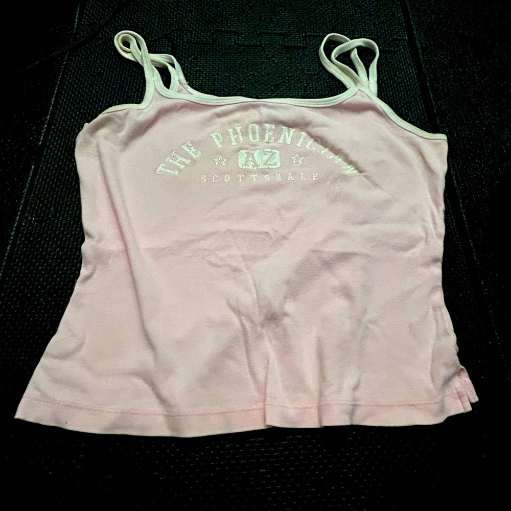 Cute - pink tank top from the Phoenician hotel.  Size medium